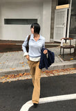 POETIC CABLE COLLAR KNIT