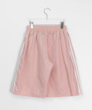 Goodell Line Color Matching Nylon Banding Bermuda Pants