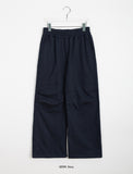 Dewone Parachute Banding String Jogger Pants