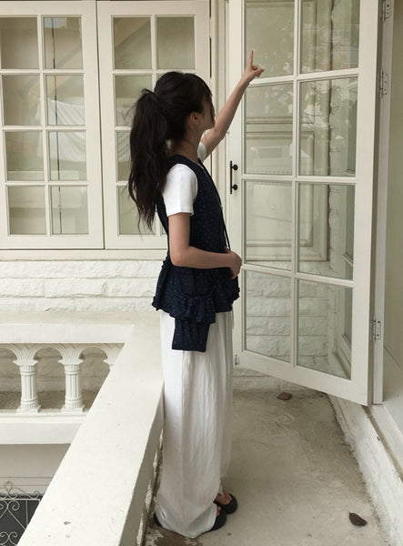 【Anyone more】Arden Summer Nylon Banding Wide Pants Anyone more (エニワンモア) - アーデンサマーナイロン