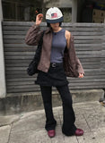 FRINGE LAYER SKIRT PANTS