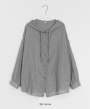 Yulti Summer Check Hood Shirt