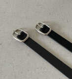 Shua Back Button Repeat Flare Knit One Piece (Belt set)