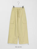 Heyou Summer Banding Wide Cargo Pants