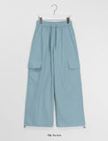 Heyou Summer Banding Wide Cargo Pants