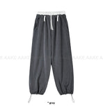 DOUBLE WAIST STRIPE SLACKS