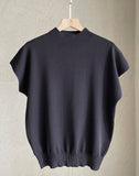 Softy plain short-sleeved knit