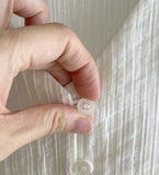 Mion V-neck Shirring Strap Blouse