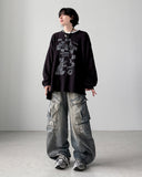 Ambition Rivet Cargo Denim