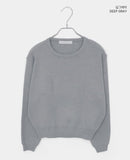 Abil Basic Round Neck Long Sleeve Knit