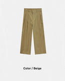 25SS Aura Two-Tuck Slacks