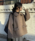 FRILL LOID HALF COAT