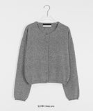 Hakuna round crop cashmere cardigan
