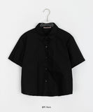 Dyoho Color Crop Collar Shirt