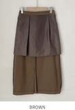 Keeville Brushed Slit Long Skirt