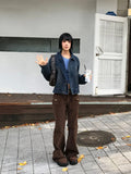 DENIM BELTED POCKET JACKET
