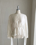 Viola Strap Satin Wrap Blouse