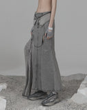 Mermaid Slit Denim Skirt