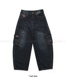 TWIN POCKET WIDE DENIM