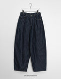 Yand Summer Raw Denim Wide Pants