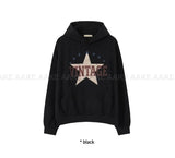 STAR CORDUROY HOODIE