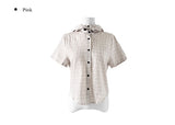 Ajin Check Summer Hood String Shirt