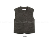 CRACK LEATHER VEST