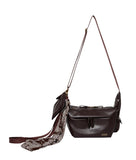 Paisley Scarf Cross Bag & Neck Wallet