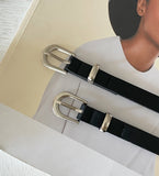 Drian Striped Collar Shirt Long Dress (BeltSet)