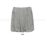 (WOOL) VOLUME TUCK SKIRT