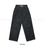 RAW TWO-TUCK WIDE DENIM
