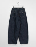 Yand Summer Raw Denim Wide Pants