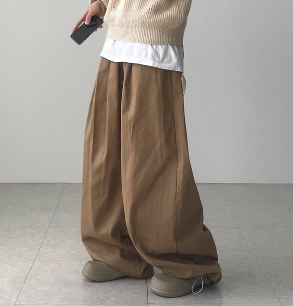 【YOURNUS】Liz Linen Two-Tuck Balloon Pants YOURNUS】Liz Linen Two-Tuck Balloon Pants Balloon Pants