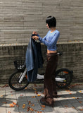 POCKET CORDUROY BOOTCUT PANTS