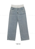 WAIST OVERLAY DENIM