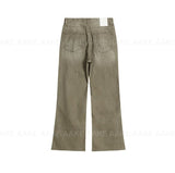 SAND CORDUROY BOOTCUT PANTS