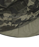 DOUBLE FRILL CAMO SKIRT