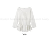 SHIRRING LAYER LONGSLEEVE