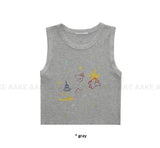 KITSCH PRINT KNIT SLEEVELESS