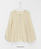 Handka Linen Round Blouse