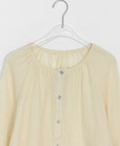 Handka Linen Round Blouse