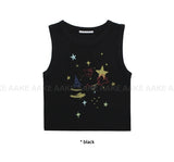 KITSCH PRINT KNIT SLEEVELESS