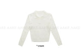 POETIC CABLE COLLAR KNIT
