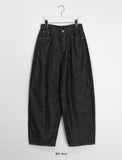 Yand Summer Raw Denim Wide Pants