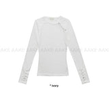 LINE-UP SNAP RIB LONGSLEEVE