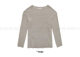LOOSE BOUCLE DAMAGE KNIT