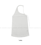 LINEN STRAP HALTER TOP