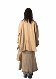 GREEK HIGH NECK TRENCH COAT