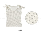 DOT STRAP SLEEVELESS