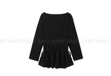SHIRRING LAYER LONGSLEEVE